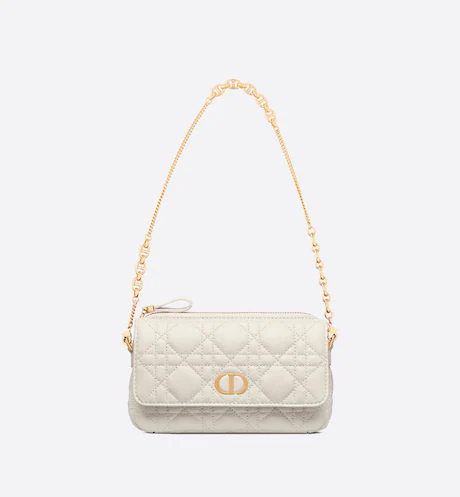 DIOR CARO POUCH Latte