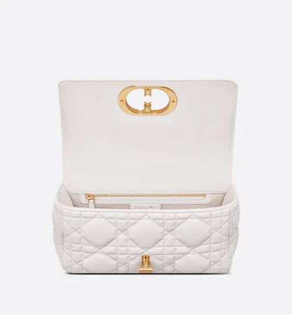 DIOR CARO BAG Latte Matte Padded Calfskin