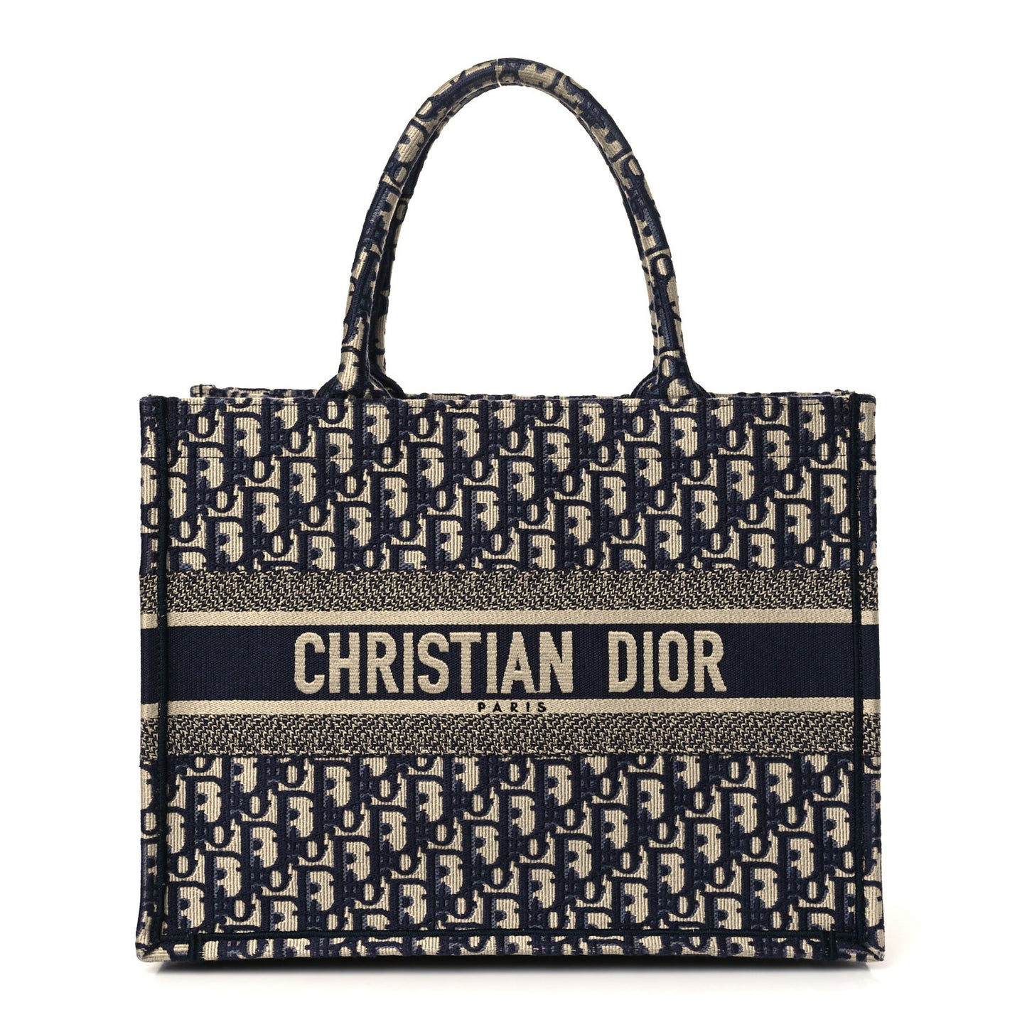 CHRISTIAN DIOR Book Tote Blue