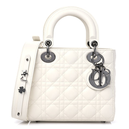 CHRISTIAN Small My Lady Dior White