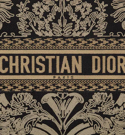 LARGE DIOR BOOK TOTE Black and White (42 x 35 x 18.5 cm)