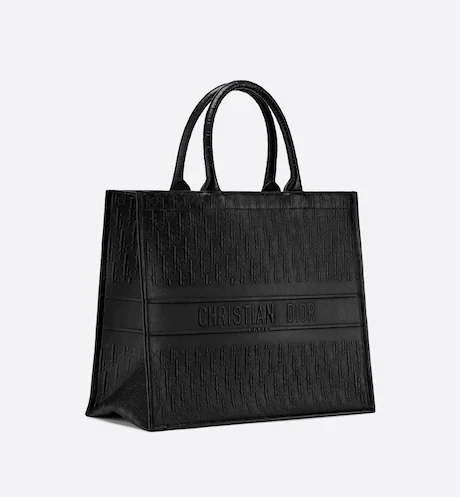 LARGE DIOR BOOK TOTE Black Dior Calfskin (42 x 35 x 18.5 cm)