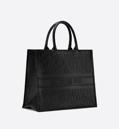 LARGE DIOR BOOK TOTE Black Dior Calfskin (42 x 35 x 18.5 cm)
