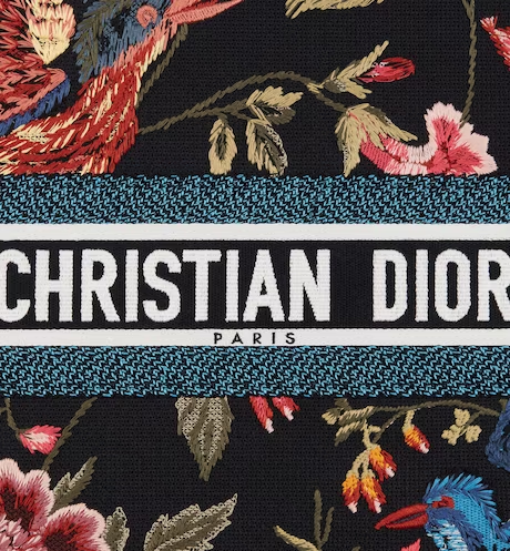 LARGE DIOR BOOK TOTE Black  (42 x 35 x 18.5 cm)