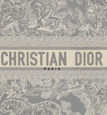 LARGE DIOR BOOK TOTE Gray Toile de (42 x 35 x 18.5 cm) NY57JOIQ