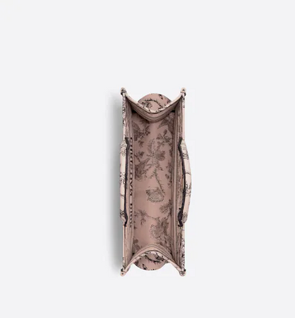 LARGE DIOR BOOK TOTE Powder Pink Dior (42 x 35 x 18.5 cm)
