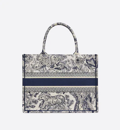 DIOR BOOK TOTE Blue Toile de (36 x 27.5 x 16.5 cm) YYFCQJ5G