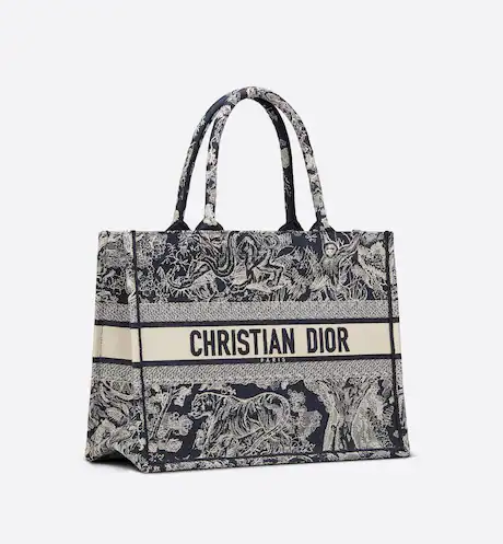 DIOR BOOK TOTE Blue Toile de (36 x 27.5 x 16.5 cm) ZVPWI6OZ