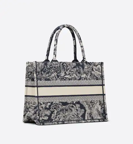 DIOR BOOK TOTE Blue Toile de (36 x 27.5 x 16.5 cm) W2DWMJTT