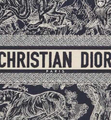 DIOR BOOK TOTE Blue Toile de (36 x 27.5 x 16.5 cm) ZVPWI6OZ