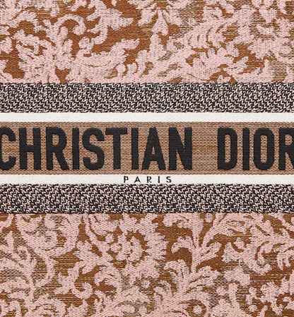 DIOR BOOK TOTE Metallic Pink (36 x 27.5 x 16.5 cm)