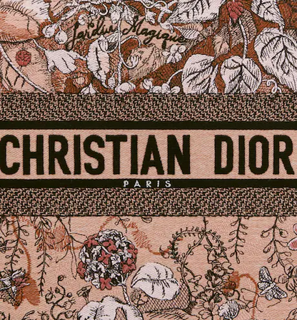 DIOR BOOK TOTE Powder Pink Dior (36 x 27.5 x 16.5 cm)