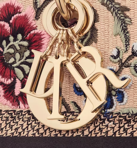 LADY D-LITE BAG Natural  with Dior