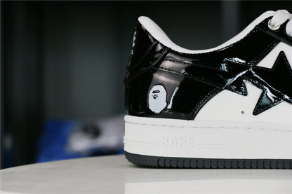 OFF-WHITE A Bathing Ape Bape Sta Low Black
