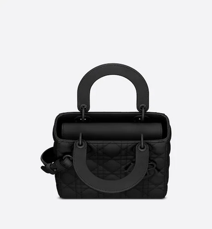 SMALL LADY DIOR MY BAG Black Calfskin
