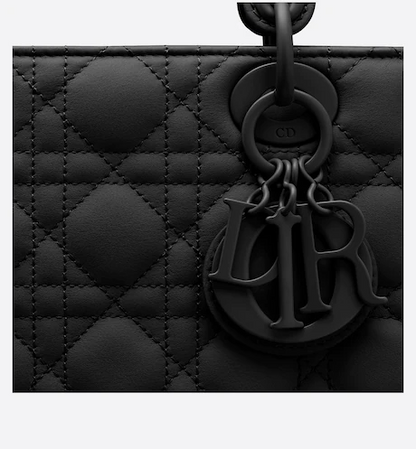 SMALL LADY DIOR MY BAG Black Calfskin