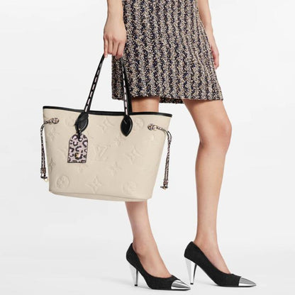 LOUIS VUITTON Neverfull MM long wallet 2-piece set deals Ref: M58525 + M80481