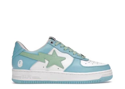 OFF-WHITE A Bathing Ape Bapesta 鈥?Pastel Pack Blue
