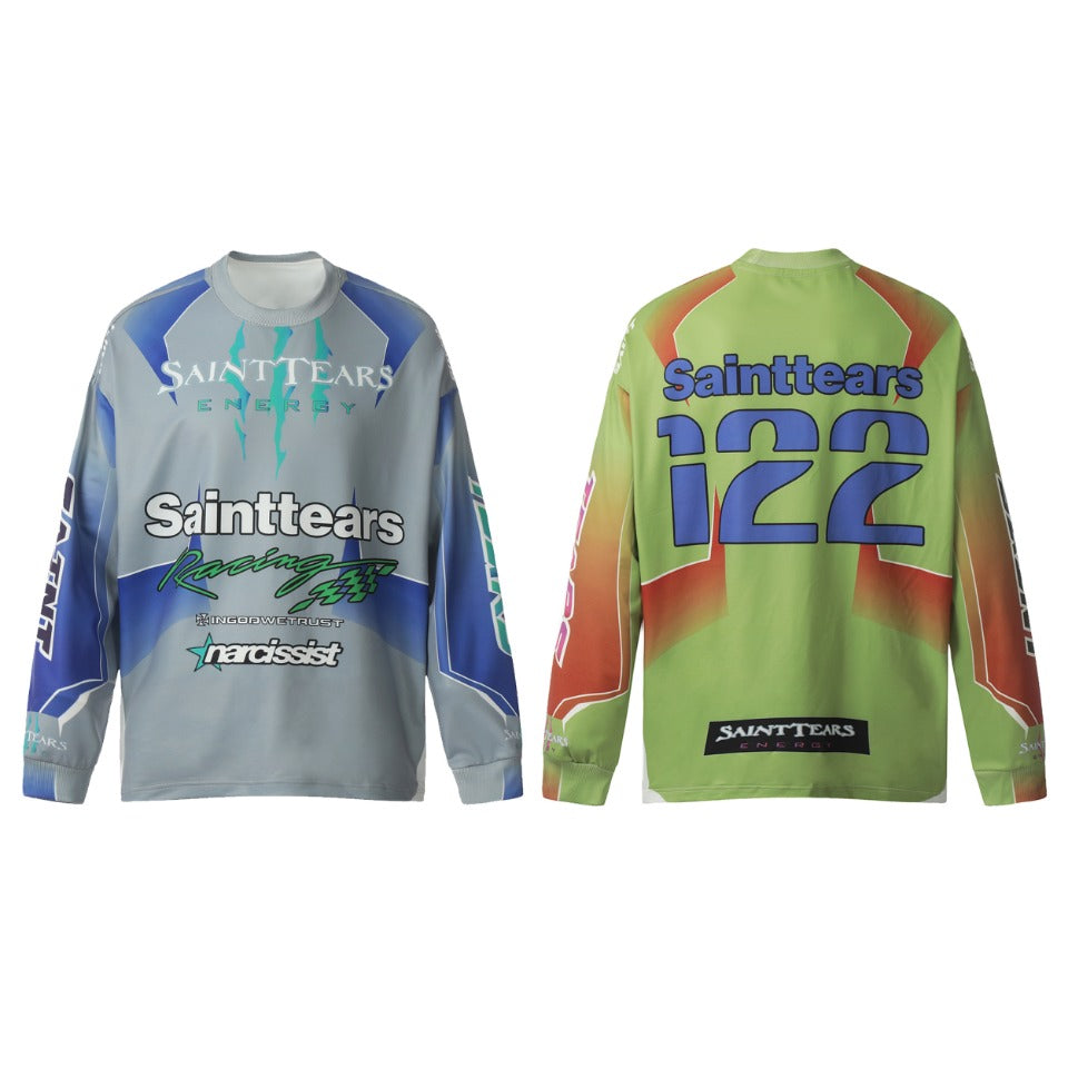 Saint Mich@el Tears Full Print 122 Long Sleeve