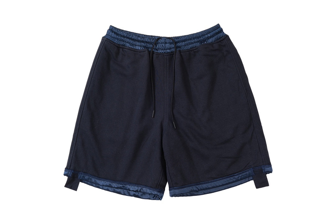 RRR-123 LOGO PRINT DRAWSTRING SHORTS