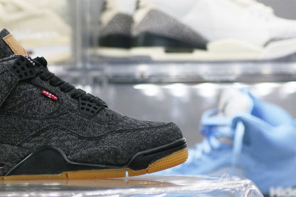 Air Jordan 4 Retro Levis Black (Levis Tag)