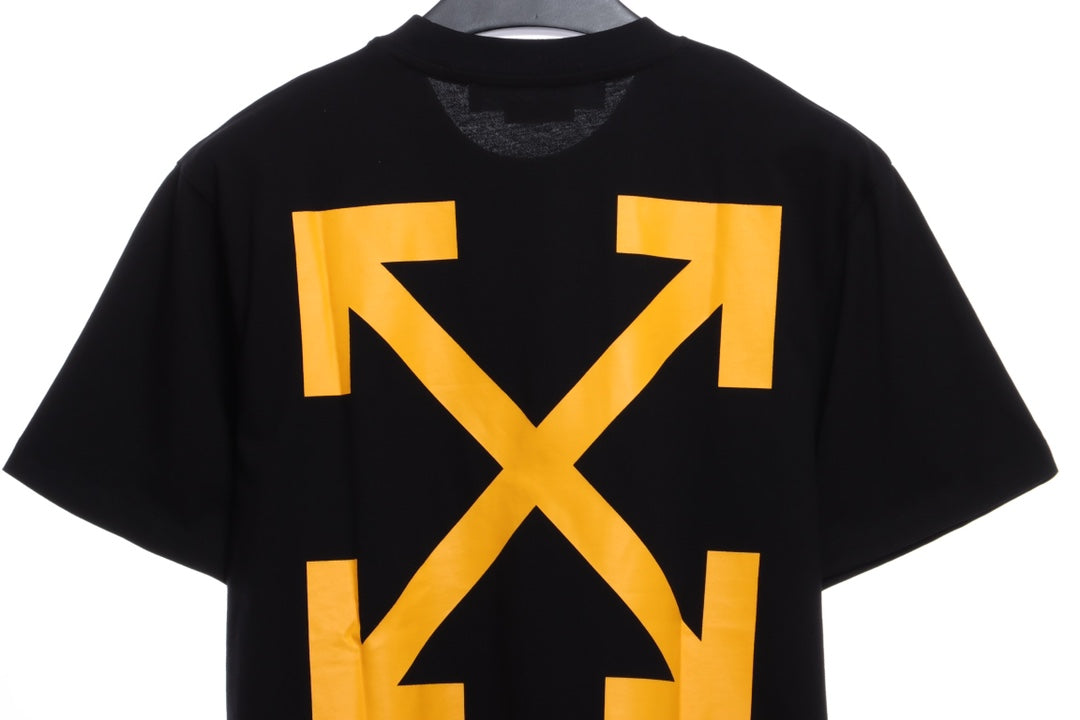 OW angel wings Notre Dame religious oil painting short sleeves