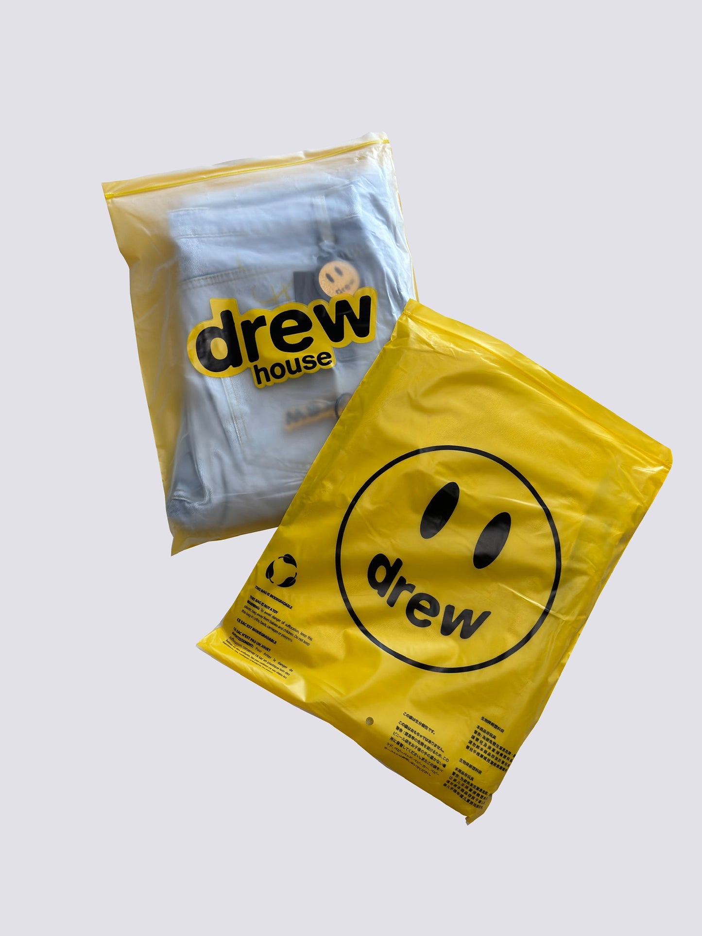 Drew House Teddy Bear Smiling Face Jeans