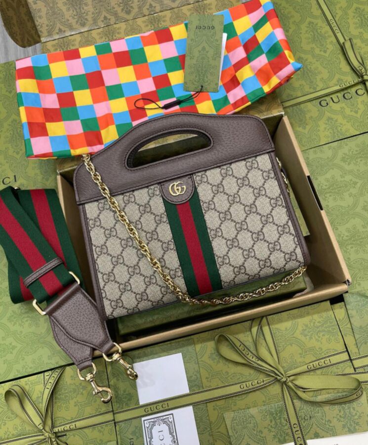 Small Tote With Web Dark Blue