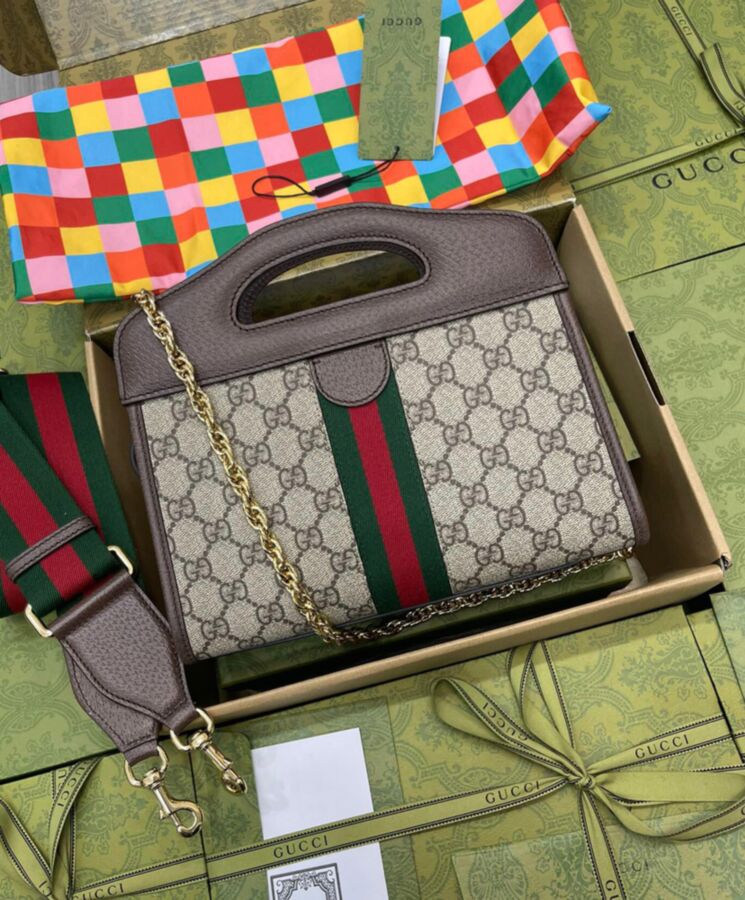 Small Tote With Web Dark Blue