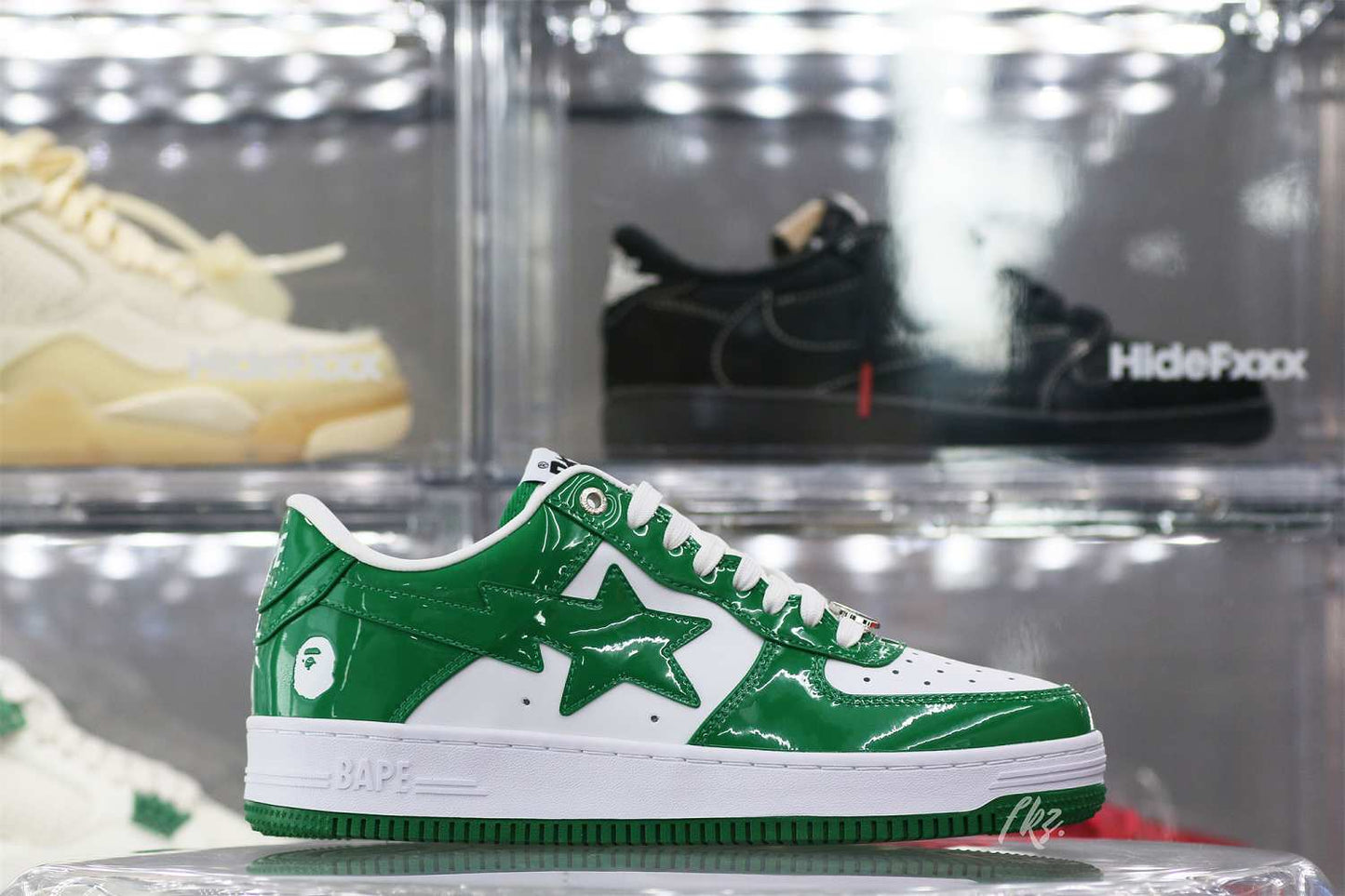 OFF-WHITE A Bathing Ape Bape Sta Low Green