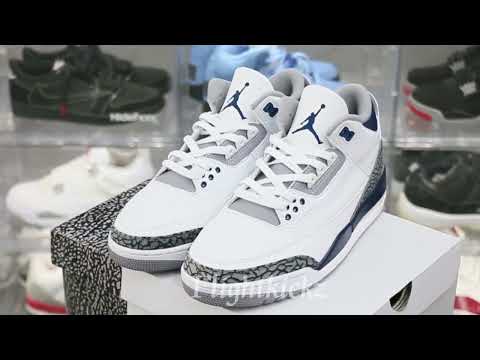 Air Jordan 3 Midnight Navy 2023(LN5 A1 Batch)