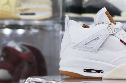 Air Jordan 4 Retro Levis White (Levis Tag)