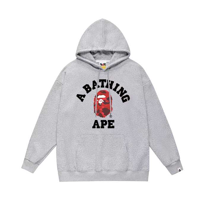 BAPE classic lettered Ape Head logo hoodie