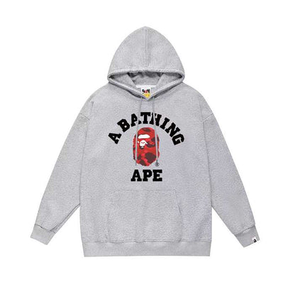 BAPE classic lettered Ape Head logo hoodie