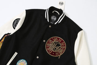 Dries Van Noten x Stussy FW Varsity Jacket