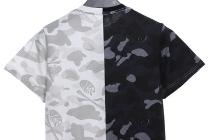 BAPE color matching camouflage shark mouth print short sleeves
