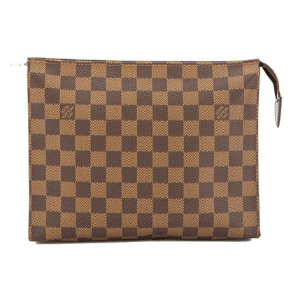Damier Ebene Clutches Brown