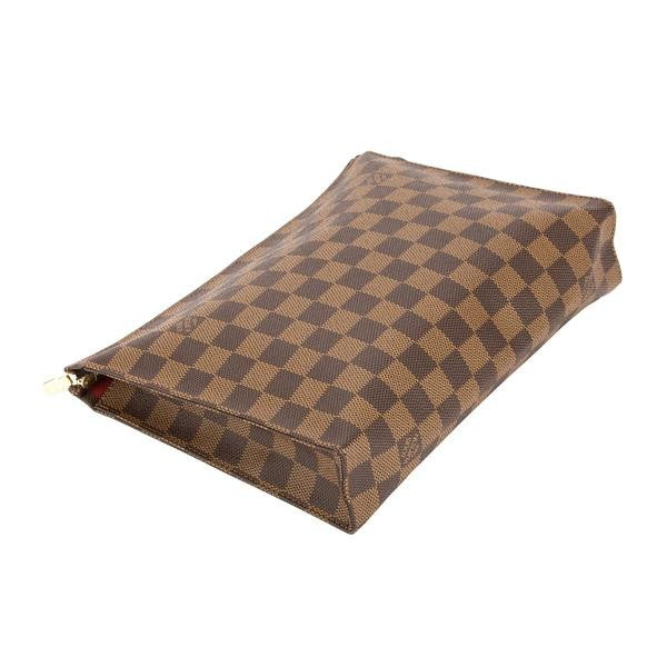 Damier Ebene Clutches Brown