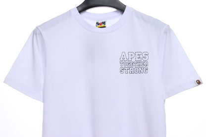 BAPE colorful camouflage printing short sleeves