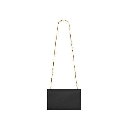 Kate Bag In Black Textured Leather