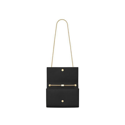 Kate Bag In Black Textured Leather