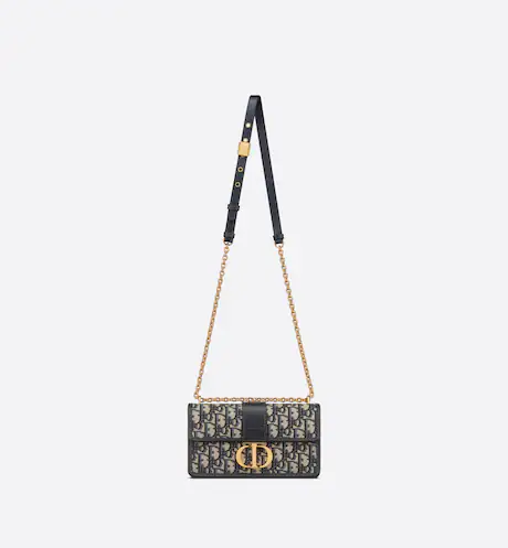 30 MONTAIGNE BAG WITH CHAIN Blue