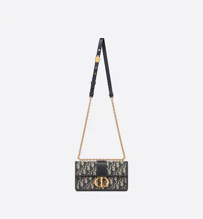 30 MONTAIGNE BAG WITH CHAIN Blue