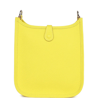 Hermès Evelyne TPM Lime Clemence Palladium Hardware