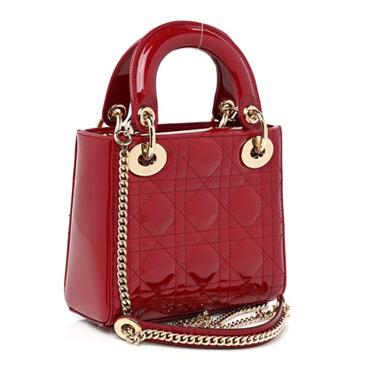 CHRISTIAN DIOR Mini Lady Dior Red