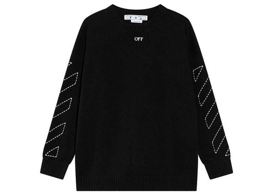 OFF-WHITE OW Arrow-Embroidered Sweater