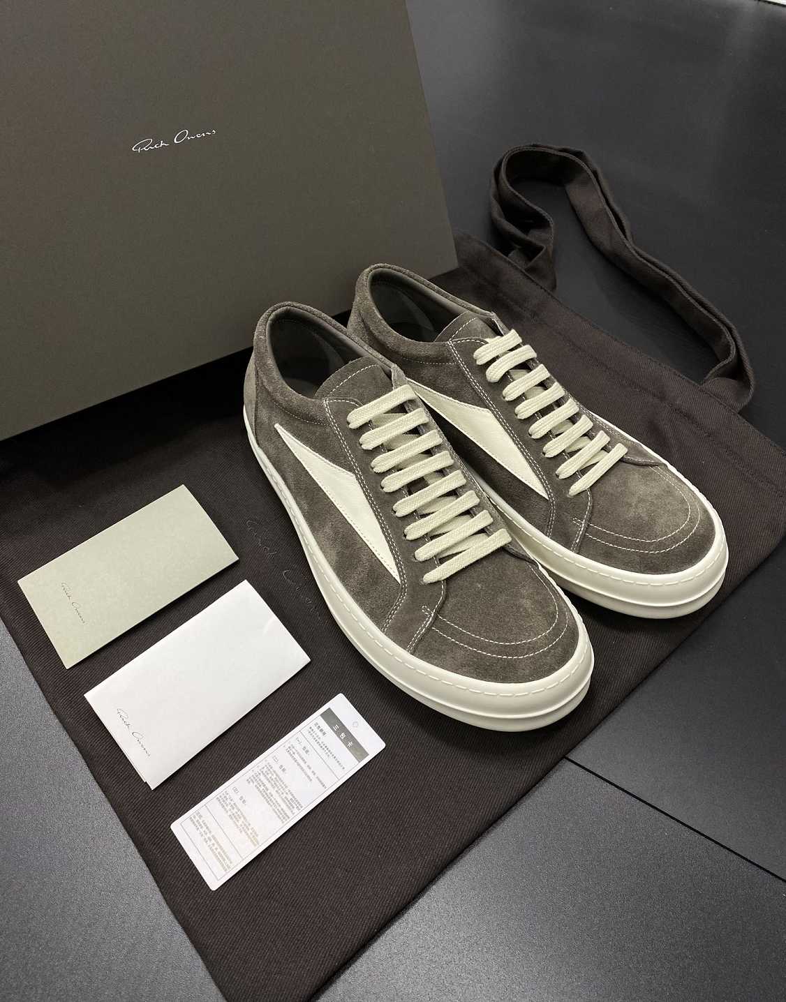 R!ck Owens Strobe Vintage Low Dark Dust