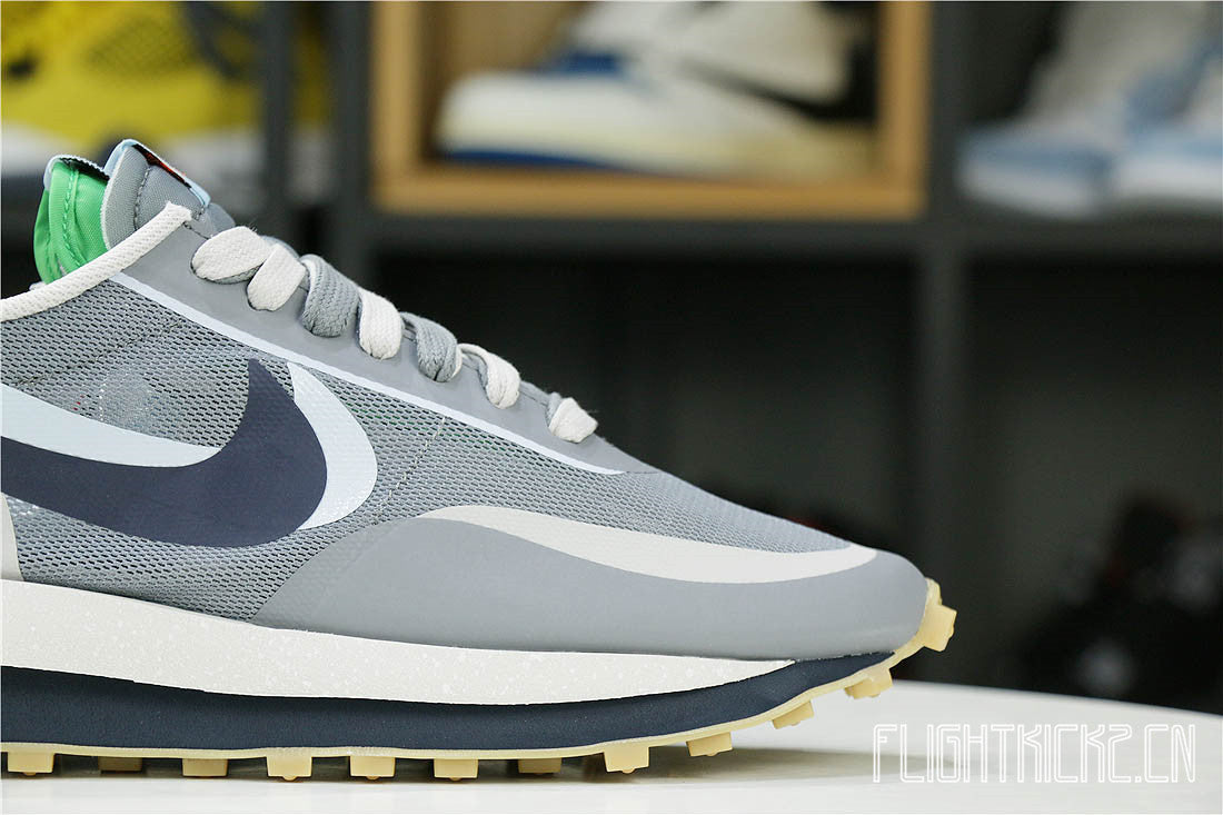 Nike LD Waffle sacai CLOT Kiss of Death 2 Cool Grey