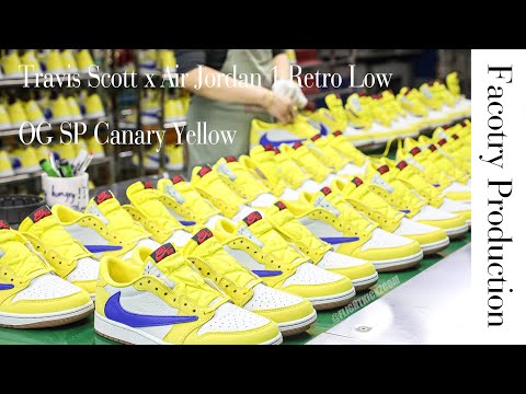 Travis Scott x Air Jordan 1 Retro Low OG SP Elkins/Canary Yellow (LN5 A1 batch)