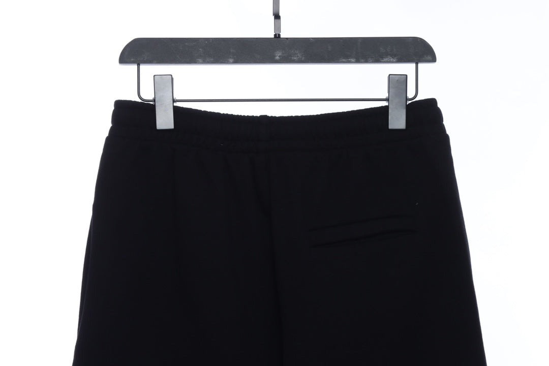 OW purplish red twill shorts